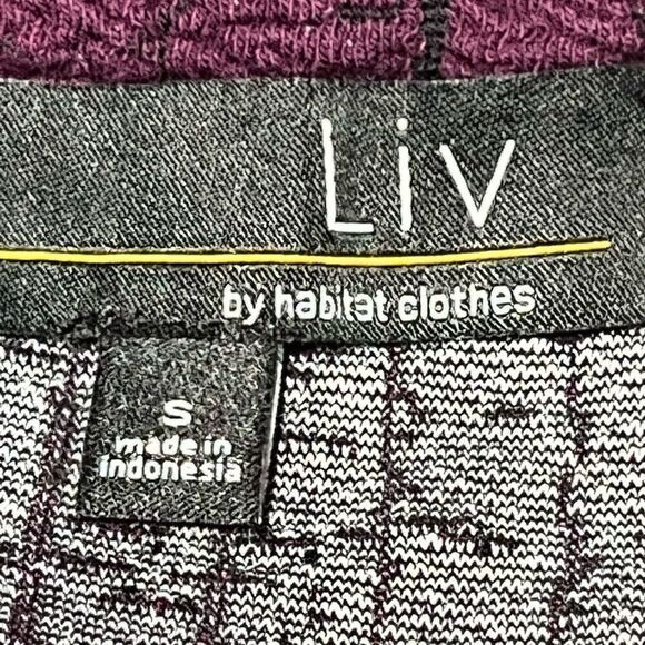 NWT Liv By Habitat Purple Stella Swing Jacket Mulberry Sz S/ M - Picture 8 of 8